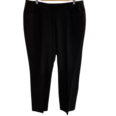 Jacqui-E Womens  Size 16 Suit Pants Black  
