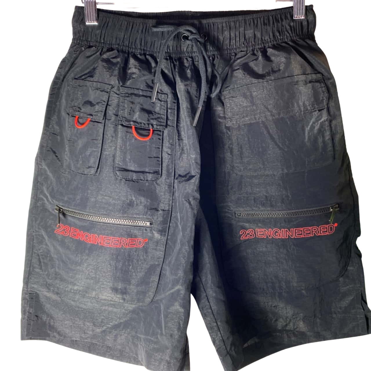 Air Jordan Mens Shorts Size M Black / Red (s)