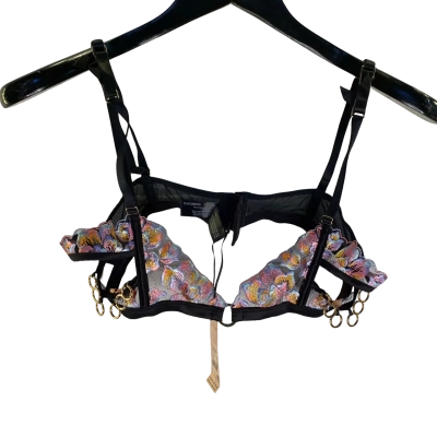 Vamp Womens  Size 14 Bra Black  / Pattern 