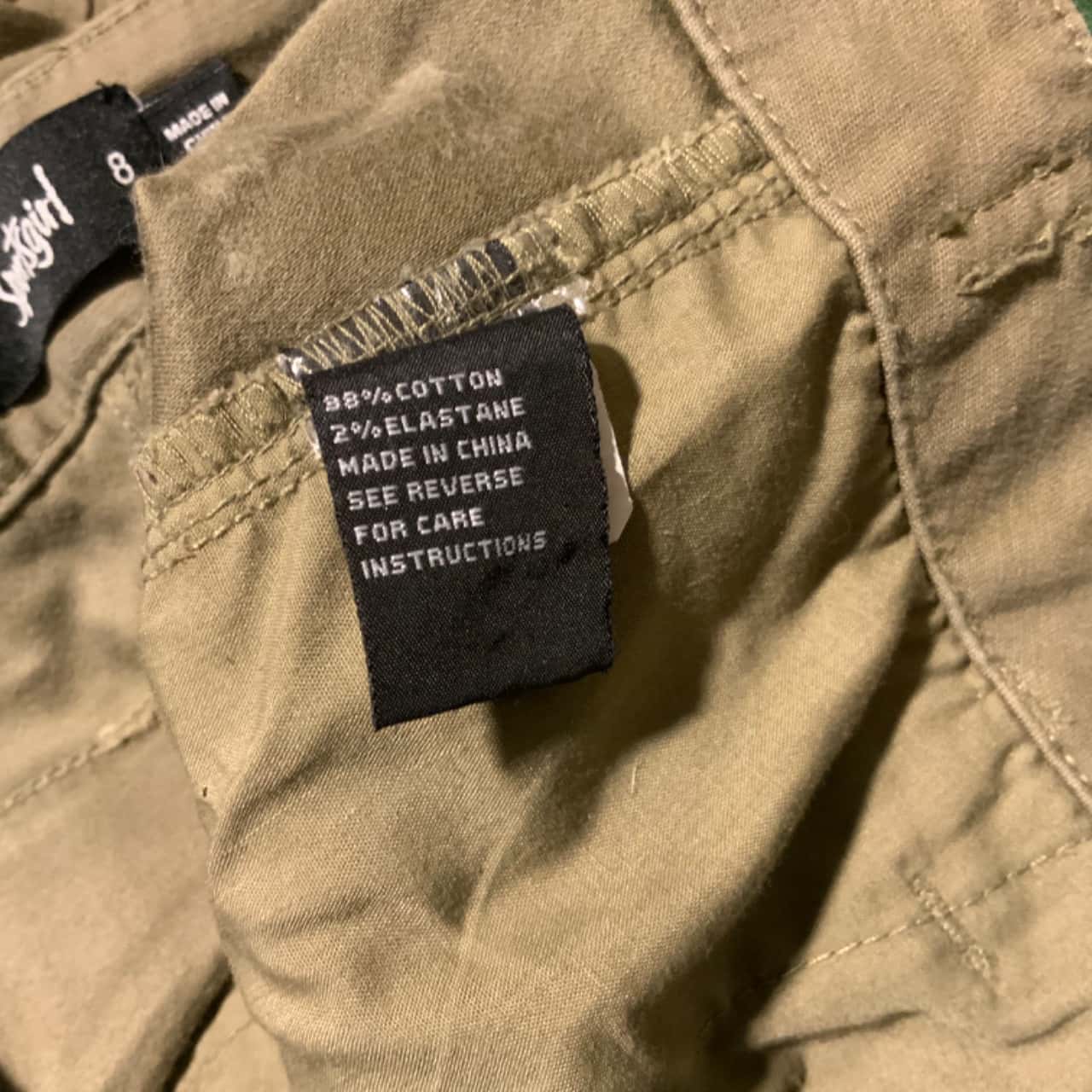 Sportsgirl Womens Size 8 Army Cargo Khaki (s)