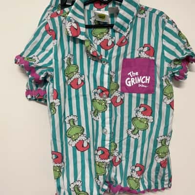  The Grinch Kid's Size 7 Sleepwear Set 