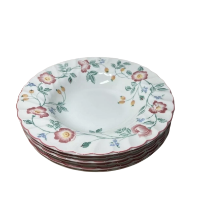 Vintage Churchill Briar Rose Bowel set x6