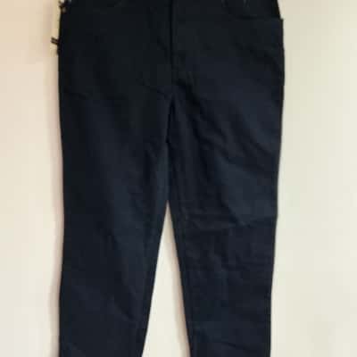 Pilgrim Mens  Size 34 Cropped Jeans / Relaxed Fit Jeans / Skinny Jeans Navy Blue 
