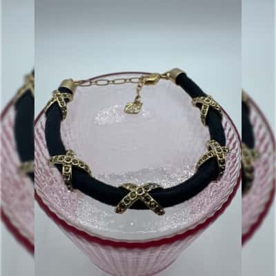 Swarovski Cross Charm Bracelet 