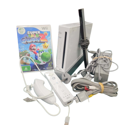 Nintendo Wii Console + Super Mario Galaxy 2 