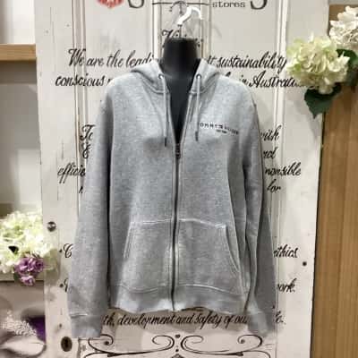 Tommy Hilfiger Brand! TRENDY CLASSIC TOMMY HILFIGER GREY FULL ZIP HOODIE! Womens  Size M Hoodie / Jumper Grey 