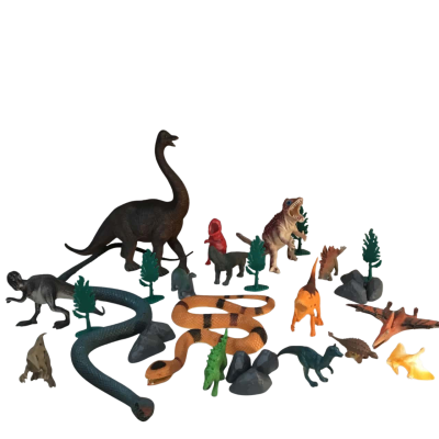 Assorted Dinosaurs and Snakes as pictured