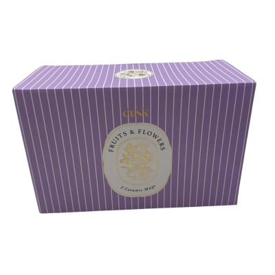 Dusk Fruits & Flowers 2 Ceramic Mugs