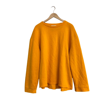 Zara Womens  Size M Long Sleeve Top Orange 