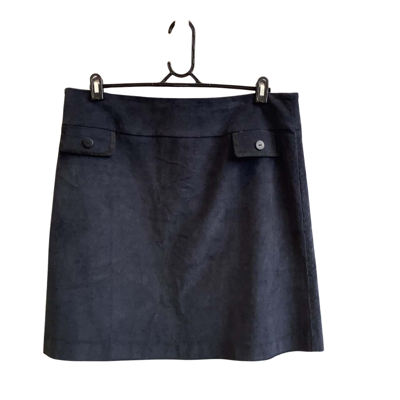 Jupe Crayon Laura Ashley Femme Taille 12 Laine Gris Charbon Motif Confetti - Occasion