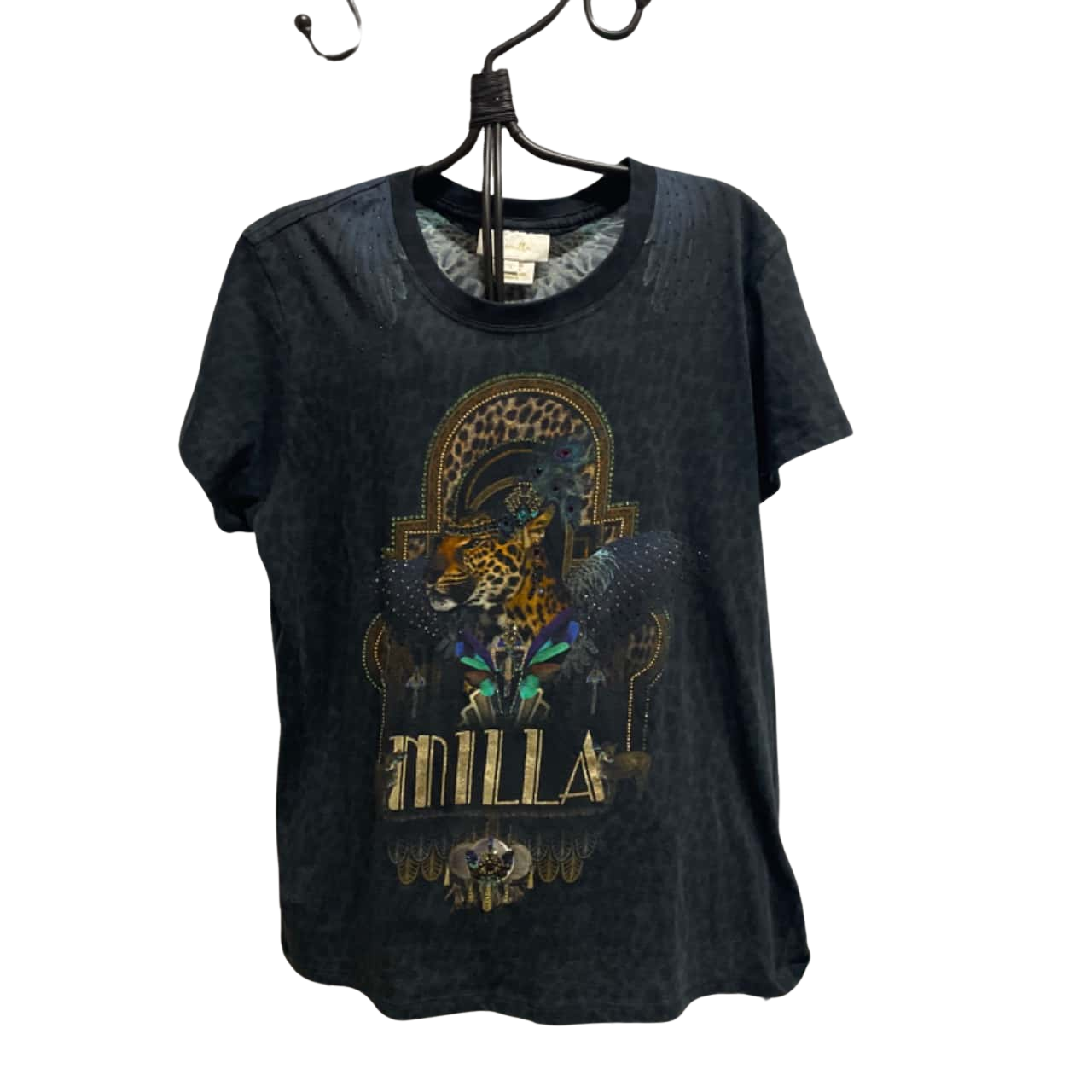 T-shirt Graphique ALCAN HIGHWAY - Noir - Taille L - Homme - Marque Hanes - État Très Bon