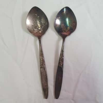 Vintage Grosvenor Christine Silver Plated Jam Spoons