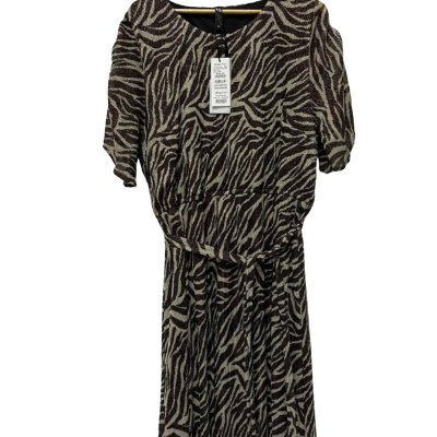 Taking Shape Womens size 22 Cocktail Dress Animal print / Beige / Brown 