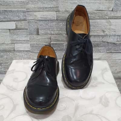 Dr Martens Mens  Size 8 Leather Shoes Black  