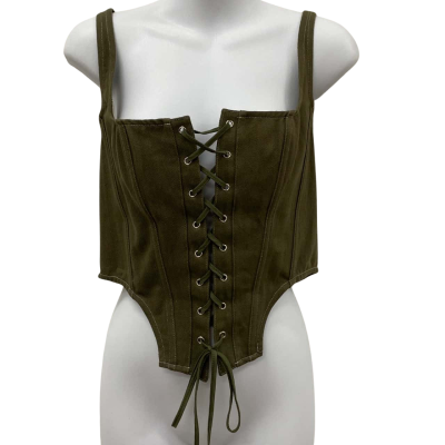 White Fox Womens  Size L Green / Olive 