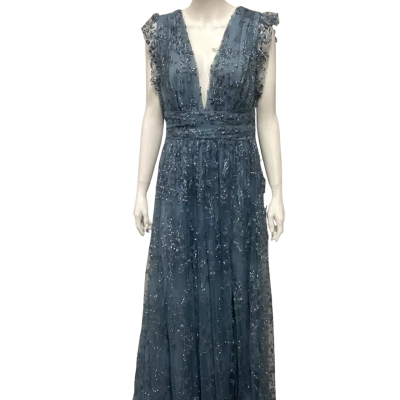 Soieblu Womens  Size L Formal Dress Blue 