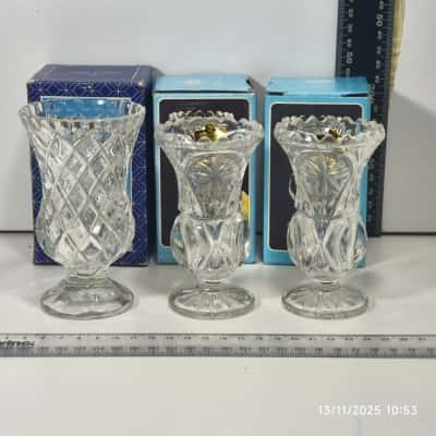 Trio Vintage Mini Vasees 