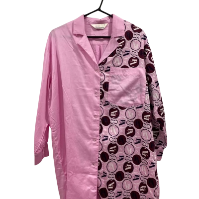 Peter Alexander night shirt Womens  Size S Maroon / Pink  