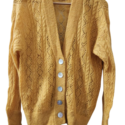 Augusta Womens  Size 10 Orange Cardigan 