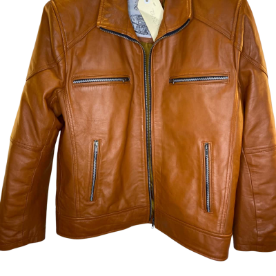 De Schipper Men’s Brown Leather Jacket 