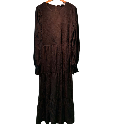 Witchery Womens  Size 14 Long Sleeve Dress Black  