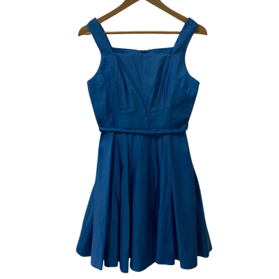 Review Womens  Size 8 Mini Dress Blue 