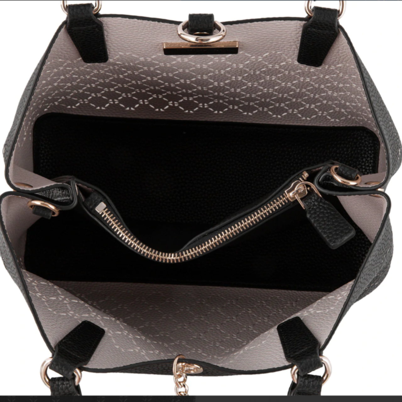 Guess Black Leather Broderie Amara Handbag(s) - New With Tags | Salvos ...