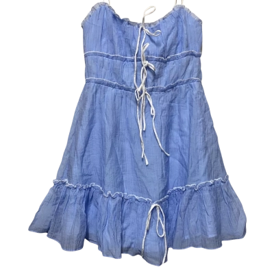 Billy J Size 10 Mini Dress Blue