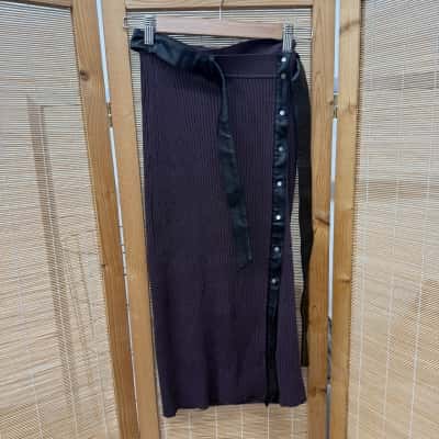 BNWT Jonathan Simkhai Womens  Size XS Pencil Skirt Purple 