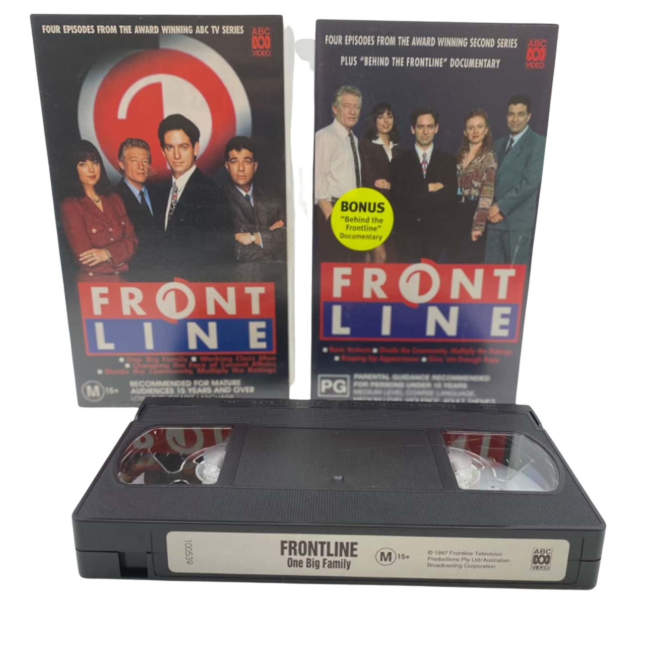 2 x Frontline ABC TV Series on VHS Format VGC