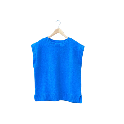 Gorman Size 8 Sleeveless Top Blue 