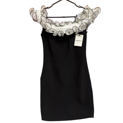 Womens Bardot Ava Dress Size 10 Black AS NEW