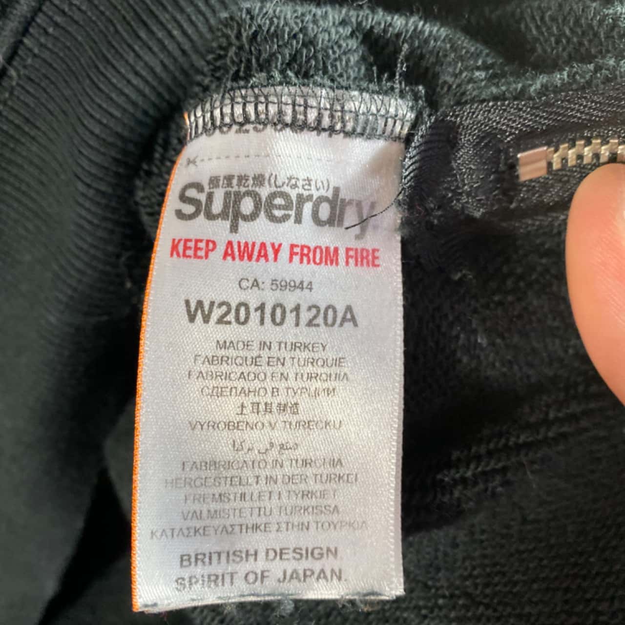 Superdry Womens Size 6 Jumper Black (s)