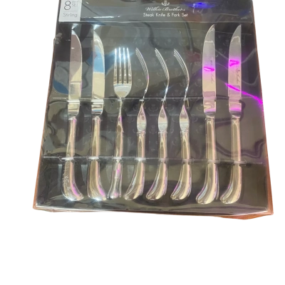 Wilkes brothers Pistrol steak knife and fork set 