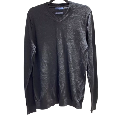 Reserve Australia Mens Size S V-Neck Jumper Black (100% Merino Wool)