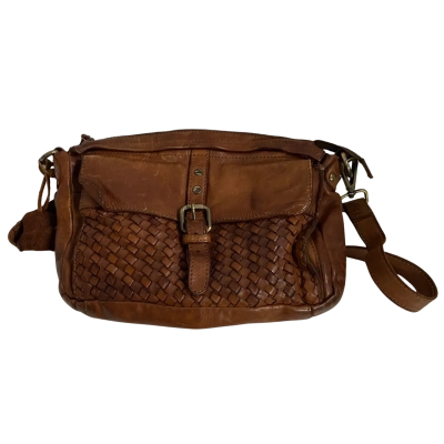 Colorado Womens Genuine Leather Crossbody Bag Brown 