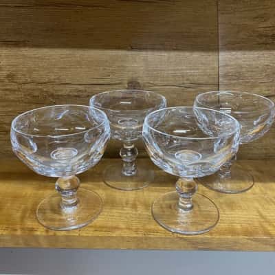 4x Waterford Crystal ‘Kathleen’ Champagne/Sherbet Glasses