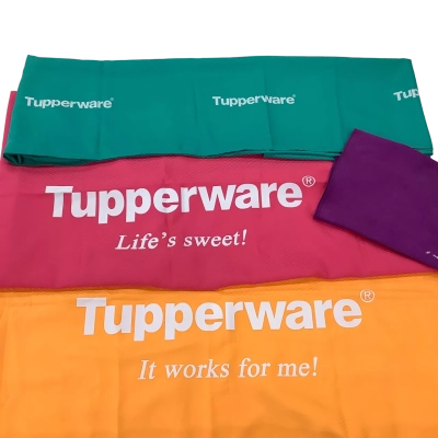 Large Tupperware Tablecloths x 3 and a Table Runner 