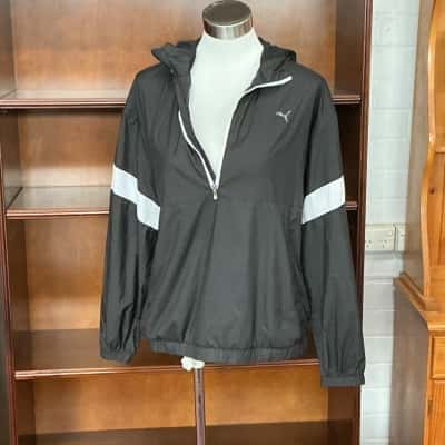 Puma Womens  Size 12 Performance Jacket Black  