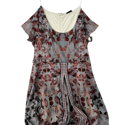 City Chic Womens Dress Reflections Size S Floral / Grey / Dove Colour | Brand New | RRP $139.95