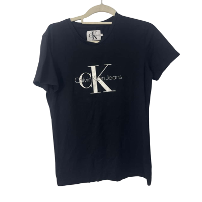 Calvin Klein Jeans  Size L T-shirts Black  