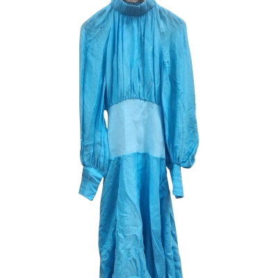 Country Road Size 6 Silk Blend Light -Blue Dress