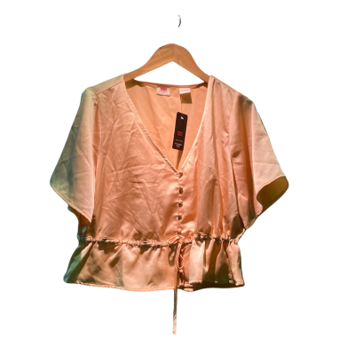 Levi's Womens  Size S Short Sleeve Top Orange 
