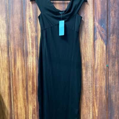 Kookai  Size 8 Black  bodycom dress newc