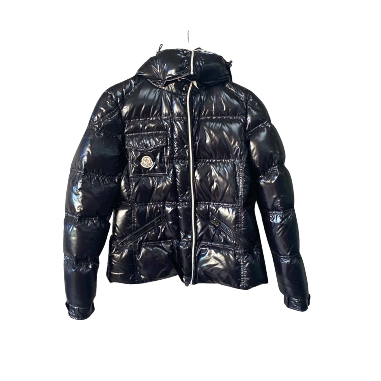 Moncler Womens Size S Puffer Jacket Black (s)
