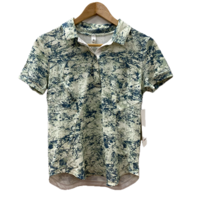 Lululemon Womens Top Size 6 Polo Shirt Khaki 