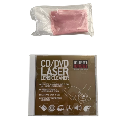 Laser lens and disc cleaner kit new