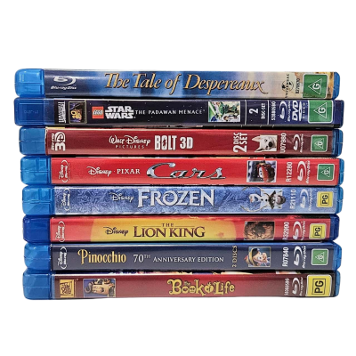 8 Blu-Ray Movie Bundle For The Family!