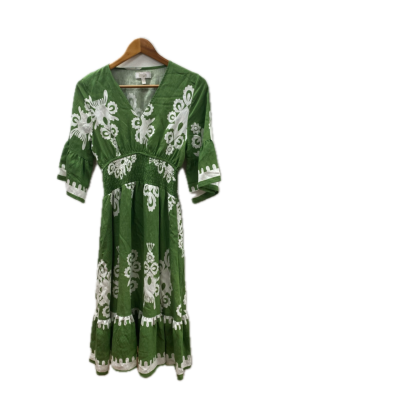 Stella Morgan Womens dress Green / White 