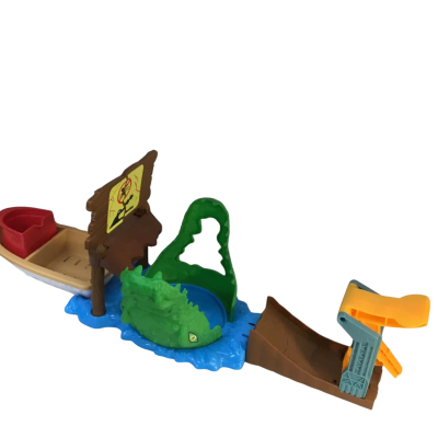 Hot Wheels Monster Trucks Swamp Chomp Play-set As is